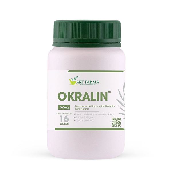 Okralin - Aglutinador de Gordura 600mg (16 Doses)
