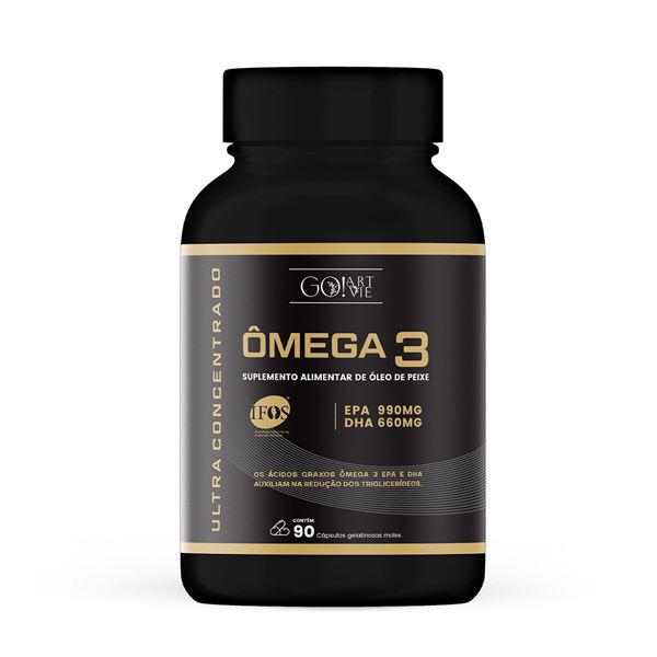 Ômega 3 Ultra Concentrado com Selo IFOS 90 Cápsulas