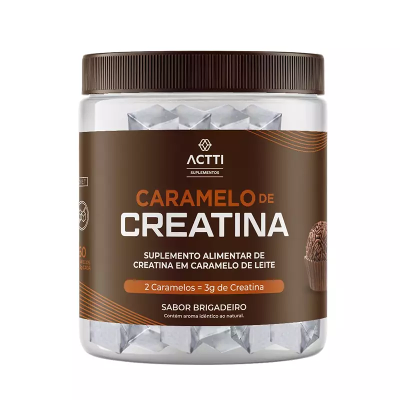 Creatina em Caramelo Sabor Brigadeiro - 60und