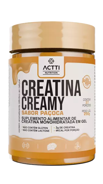 Creatina Creamy - Sabor Paçoca