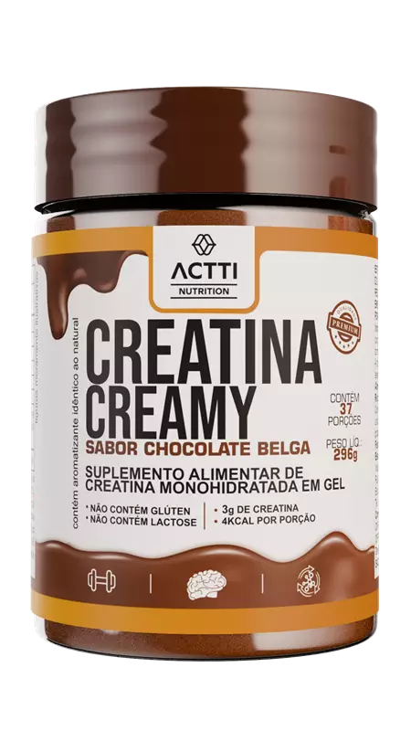 Creatina Creamy - Sabor Chocolate Belga